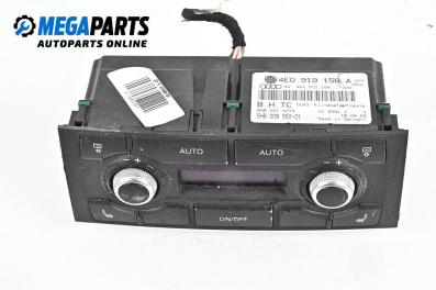 Air conditioning panel for Audi A8 Sedan 4E (10.2002 - 07.2010), № 4Е0 919 158 А