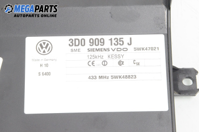 Keyless-entry module for Volkswagen Touareg SUV I (10.2002 - 01.2013), № 3D0 909 135 J