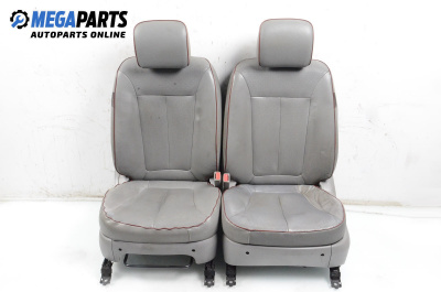 Leather seats with electric adjustment for Hyundai Santa Fe II SUV (10.2005 - 12.2012), 5 doors