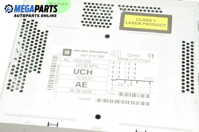 CD spieler for Opel Antara SUV (05.2006 - 03.2015), № GM 497 316 088