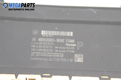 Seat module for Mercedes-Benz C-Class Estate (S205) (09.2014 - ...), № A2059007827