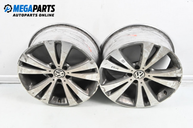 Alloy wheels for Volkswagen Passat VI Sedan B7 (08.2010 - 12.2014) 18 inches, width 8, ET 44 (The price is for two pieces)