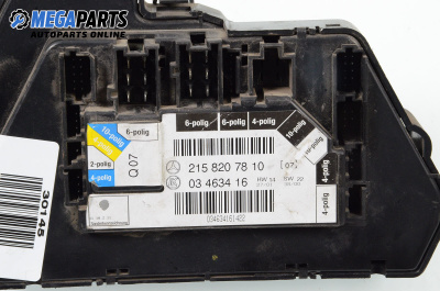 Comutator reglaj scaun electric for Mercedes-Benz CL-Class Coupe (C215) (03.1999 - 08.2006), № 2158207810