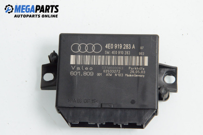 Parking sensor control module for Audi A8 Sedan 4E (10.2002 - 07.2010), № 4E0 919 283 A