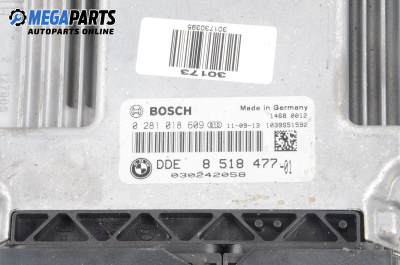 ECU for BMW 5 Series F10 Sedan F10 (01.2009 - 02.2017) 520 d, 184 hp, № Bosch 0 281 018 609