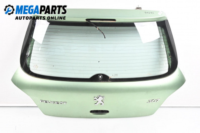 Heckklappe for Peugeot 307 Hatchback (08.2000 - 12.2012), 5 türen, hecktür, position: rückseite