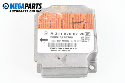 Modul airbag for Mercedes-Benz E-Class Sedan (W211) (03.2002 - 03.2009), № A2118705726