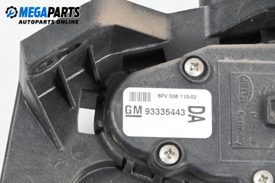 Accelerator potentiometer for Opel Meriva A Minivan (05.2003 - 05.2010), № 93335443