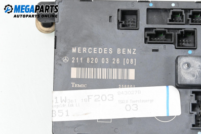 Door module for Mercedes-Benz E-Class Sedan (W211) (03.2002 - 03.2009), № 2118200326