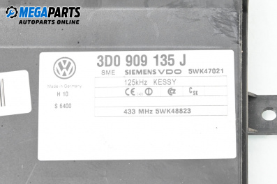 Keyless-entry module for Volkswagen Touareg SUV I (10.2002 - 01.2013), № 3D0 909 135 J