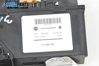 Window lift motor for Volkswagen Touareg SUV I (10.2002 - 01.2013), 5 doors, suv, position: rear - left