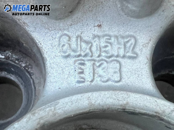 Alloy wheels for Audi A3 Hatchback I (09.1996 - 05.2003) 15 inches, width 6, ET 38 (The price is for the set)