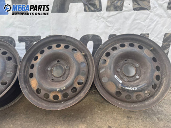 Jante din oțel for Opel Meriva A Minivan (05.2003 - 05.2010) 15 inches, width 6, ET 43 (Prețul este pentru un set)