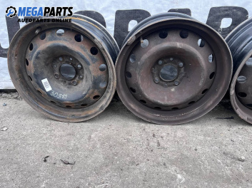 Steel wheels for Citroen Xsara Picasso (09.1999 - 06.2012) 15 inches, width 6 (The price is for the set)