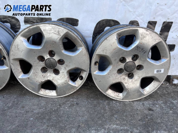 Alloy wheels for Audi A3 Hatchback I (09.1996 - 05.2003) 15 inches, width 6, ET 38 (The price is for the set)