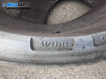 Alloy wheels for Peugeot 206 Station Wagon (07.2002 - ...) 14 inches, width 5.5 (The price is for the set)