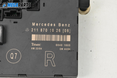 Door module for Mercedes-Benz E-Class Estate (S211) (03.2003 - 07.2009), № 211 870 10 26
