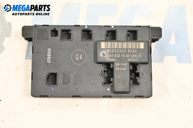 Door module for Mercedes-Benz C-Class Sedan (W203) (05.2000 - 08.2007), № 2038201585