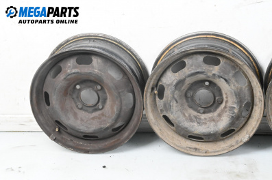 Jante din oțel for Citroen C3 Pluriel (05.2003 - 03.2010) 15 inches, width 6 (Prețul este pentru un set)
