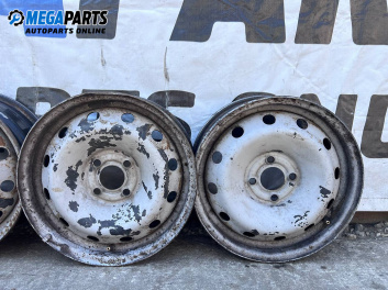 Jante din oțel for Renault Scenic I Minivan (09.1999 - 07.2010) 15 inches, width 6 (Prețul este pentru un set)