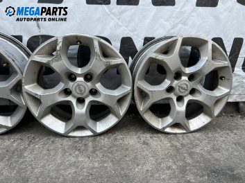 Alufelgen for Opel Zafira B Minivan (07.2005 - 14.2015) 16 inches, width 6.5 (Preis pro set angegeben)
