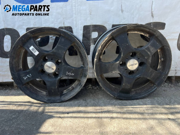 Jante din oțel for Renault Megane II Sedan (09.2003 - 12.2010) 15 inches, width 6.5 (Prețul este pentru 2 buc.)
