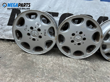 Alufelgen for Mercedes-Benz E-Class Sedan (W210) (06.1995 - 08.2003) 15 inches, width 7 (Preis pro set angegeben)