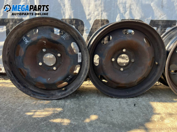 Jante din oțel for Citroen C3 Pluriel (05.2003 - 03.2010) 15 inches, width 6 (Prețul este pentru un set)