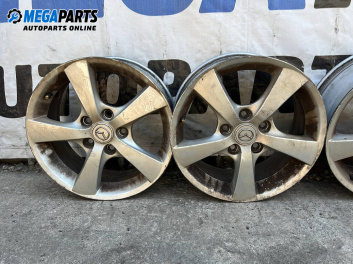 Alloy wheels for Mazda 3 Hatchback I (10.2003 - 12.2009) 16 inches, width 6.5 (The price is for the set)