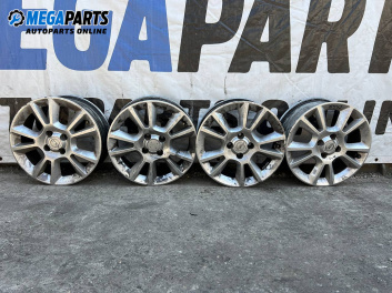 Alloy wheels for Opel Meriva A Minivan (05.2003 - 05.2010) 16 inches, width 6 (The price is for the set)
