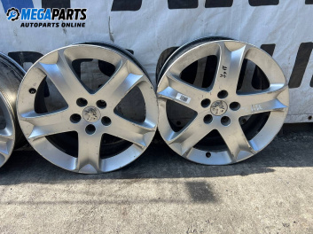 Alufelgen for Peugeot 407 Sedan (02.2004 - 12.2011) 17 inches, width 7 (Preis pro set angegeben)