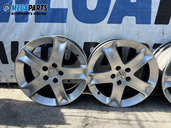 Alufelgen for Peugeot 407 Sedan (02.2004 - 12.2011) 17 inches, width 7 (Preis pro set angegeben)