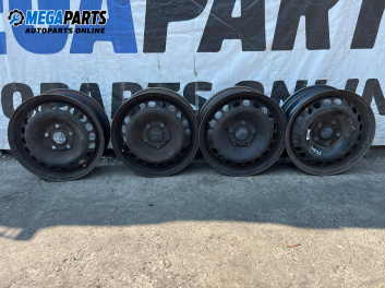 Steel wheels for Audi A4 Sedan B5 (11.1994 - 09.2001) 15 inches, width 6 (The price is for the set)