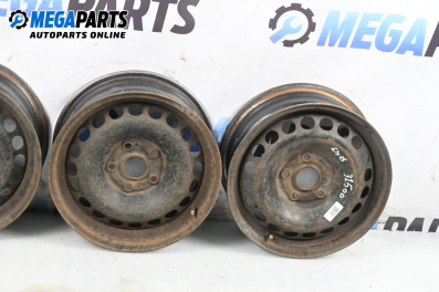 Jante din oțel for Audi A4 Avant B5 (11.1994 - 09.2001) 15 inches, width 6 (Prețul este pentru un set)