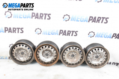 Steel wheels for Renault Kangoo Express II (02.2008 - ...) 15 inches, width 6 (The price is for the set)