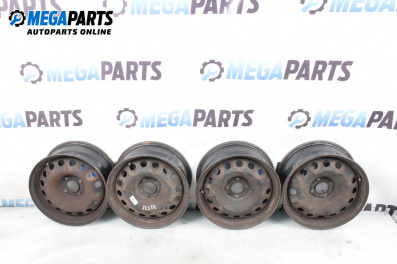 Steel wheels for Citroen C4 Coupe (11.2004 - 12.2013) 16 inches, width 6.5 (The price is for the set)