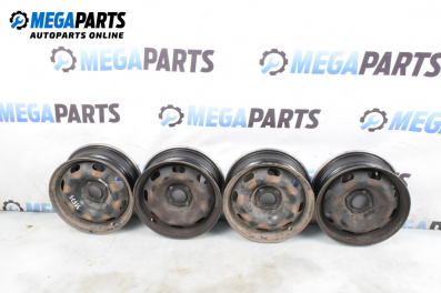 Steel wheels for Peugeot 207 Hatchback (02.2006 - 12.2015) 15 inches, width 6 (The price is for the set)