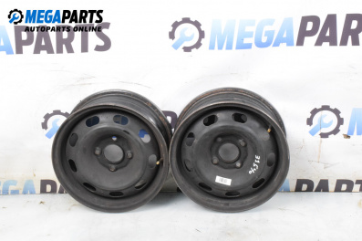 Steel wheels for Citroen Xsara Break (10.1997 - 03.2010) 14 inches, width 5.5 (The price is for two pieces)