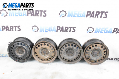 Steel wheels for Opel Zafira A Minivan (04.1999 - 06.2005) 15 inches, width 6, ET 49 (The price is for the set)