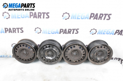 Steel wheels for Opel Meriva A Minivan (05.2003 - 05.2010) 15 inches, width 6, ET 43 (The price is for the set)