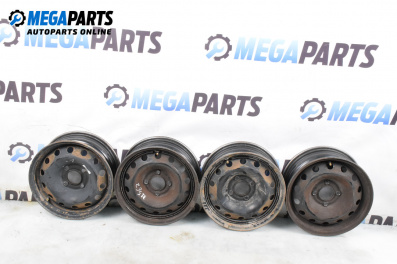 Steel wheels for Peugeot 306 Sedan (04.1993 - 10.2003) 14 inches, width 5.5 (The price is for the set)