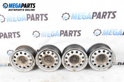 Steel wheels for Volkswagen Golf II Hatchback (08.1983 - 12.1992) 14 inches, width 6 (The price is for the set)