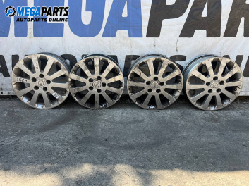 Alloy wheels for Opel Zafira A Minivan (04.1999 - 06.2005) 16 inches, width 6 (The price is for the set)