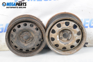 Steel wheels for Opel Corsa D Hatchback (07.2006 - 08.2014) 16 inches, width 6 (The price is for two pieces)