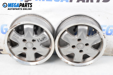 Alloy wheels for Ford Focus I Hatchback (10.1998 - 12.2007) 15 inches, width 6 (The price is for two pieces)