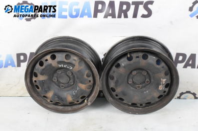 Steel wheels for Volkswagen Polo Hatchback VI (06.2009 - 05.2017) 15 inches, width 6 (The price is for two pieces)