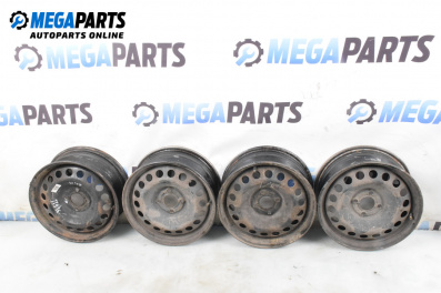 Steel wheels for Dacia Lodgy Minivan (03.2012 - ...) 15 inches, width 6 (The price is for the set)