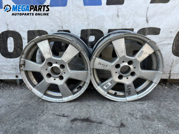 Alufelgen for Opel Corsa C Hatchback (09.2000 - 12.2009) 15 inches, width 6.5 (Preis für zwei stücke)