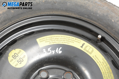 Spare tire for Mercedes-Benz C-Class Sedan (W203) (05.2000 - 08.2007) 16 inches, width 3.5 (The price is for one piece)