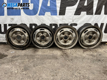 Jante din oțel for Ford Transit Platform V (01.2000 - 05.2006) 15 inches, width 5.5 (Prețul este pentru un set)